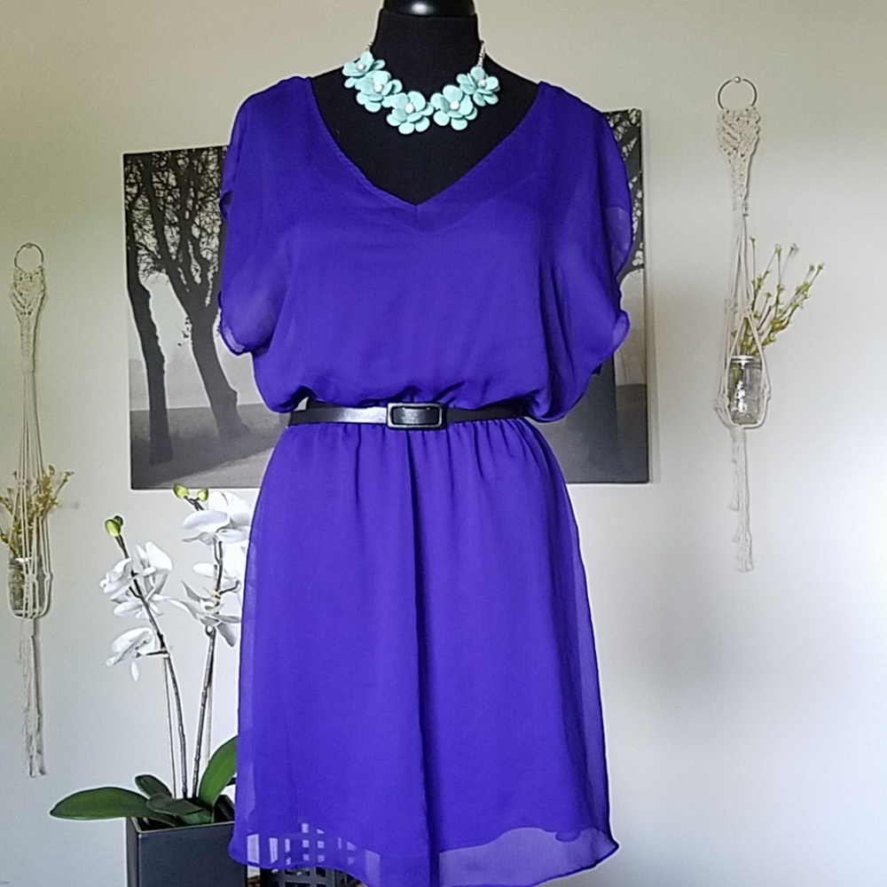 Express purple dress